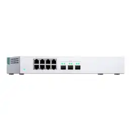 QNAP - Commutateur - non géré - 3 x 10 Gigabit SFP+ + 8 x 10 - 100 - 1000 - de bureau (QSW-308S)_4